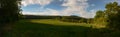 panorama of the Central Bohemian Uplands and mountain OvÃÂÃÂ­n